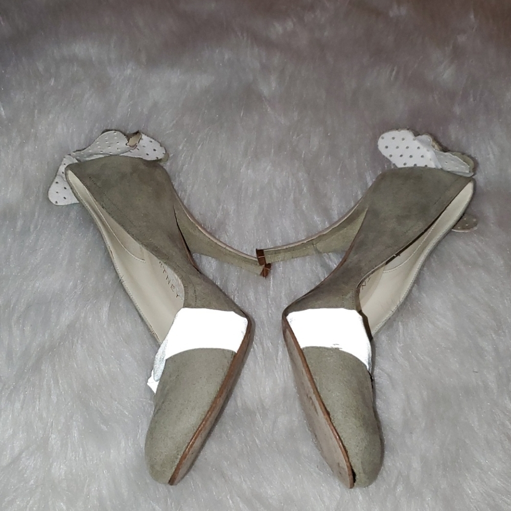 Stella McCartney Size 6 Mint Green Vegan Suede Heels